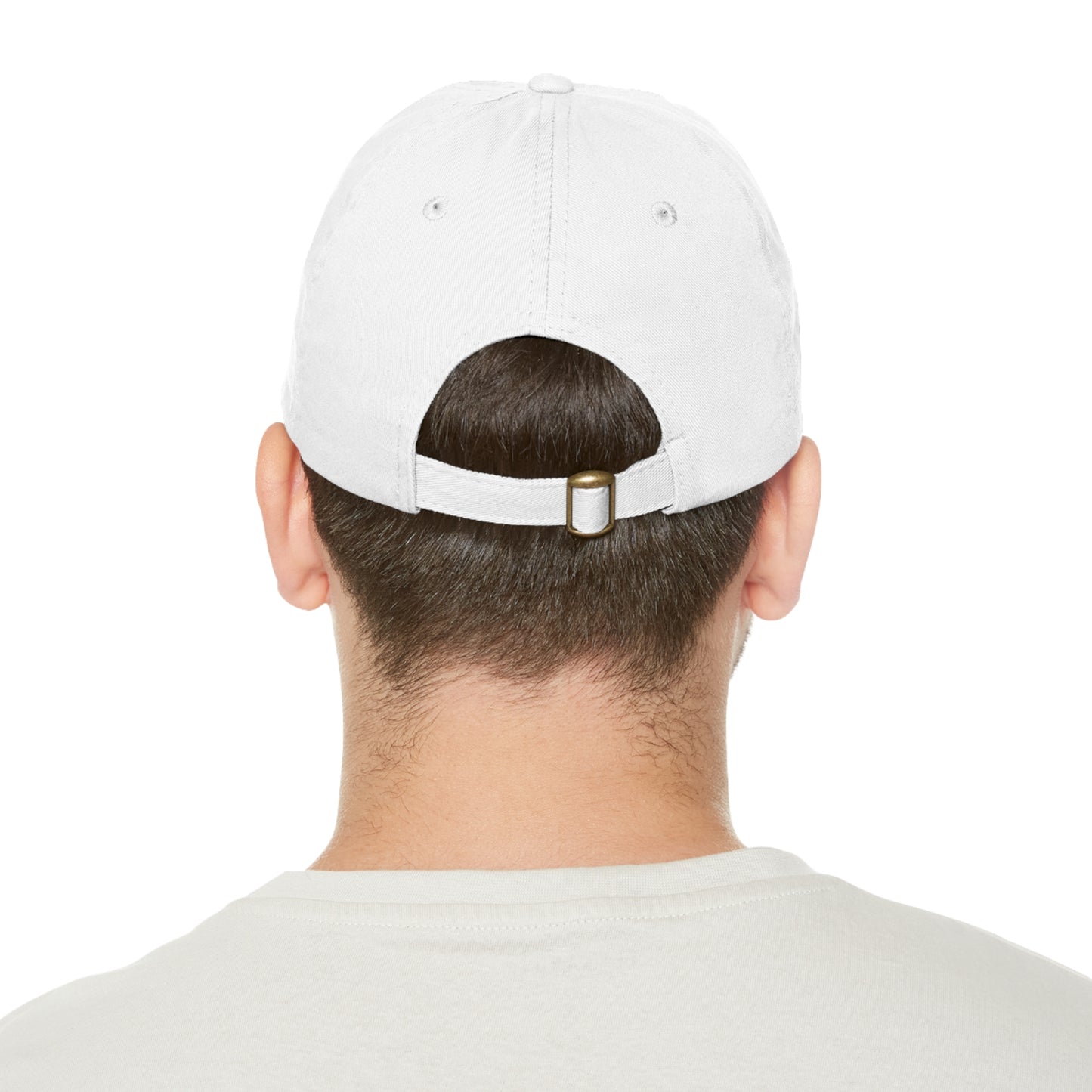 Justin Divine Logo Dad Hat with Leather Patch